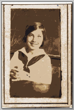 Agnes Dapsis 13 yrs. 1927Waitkus